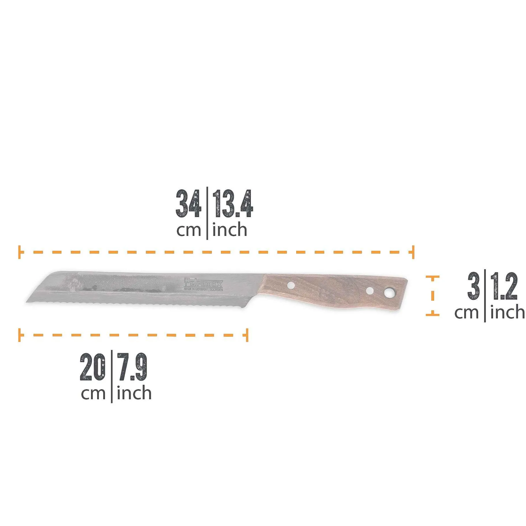 Petromax Küchenmesser>Brotmesser 20 Cm