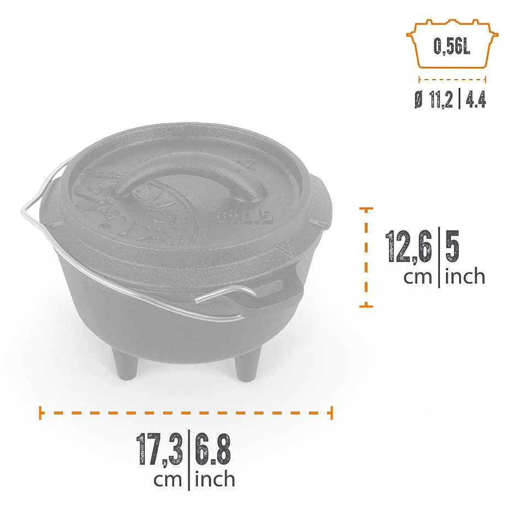 Petromax Dutch Oven/Feuertopfe>Feuertopf (Dutch Oven)