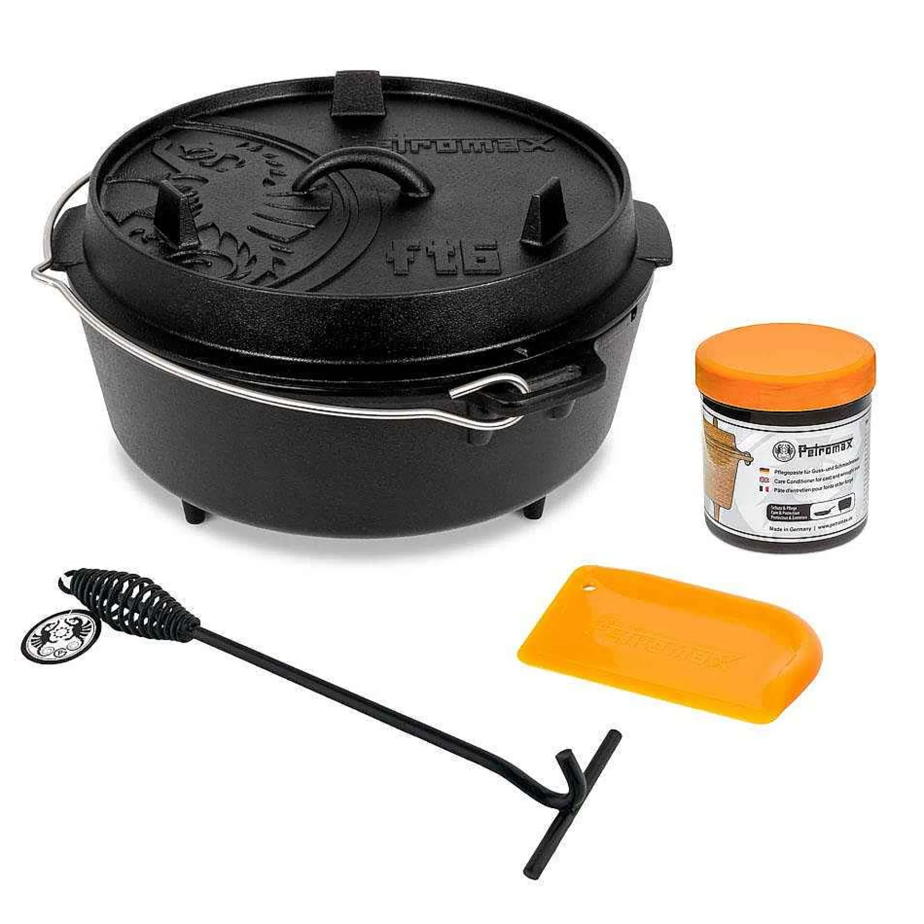 Petromax Dutch Oven/Feuertopfe>Feuertopf Ft6 Starter-Set Dutch Oven Set 6 Liter