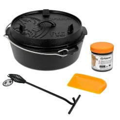 Petromax Dutch Oven/Feuertopfe>Feuertopf Ft6-T Starter-Set Dutch Oven Set 6 Liter