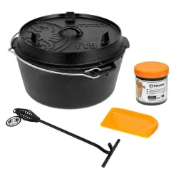 Petromax Dutch Oven/Feuertopfe>Feuertopf Ft9-T Starter-Set Dutch Oven Set 9 Liter