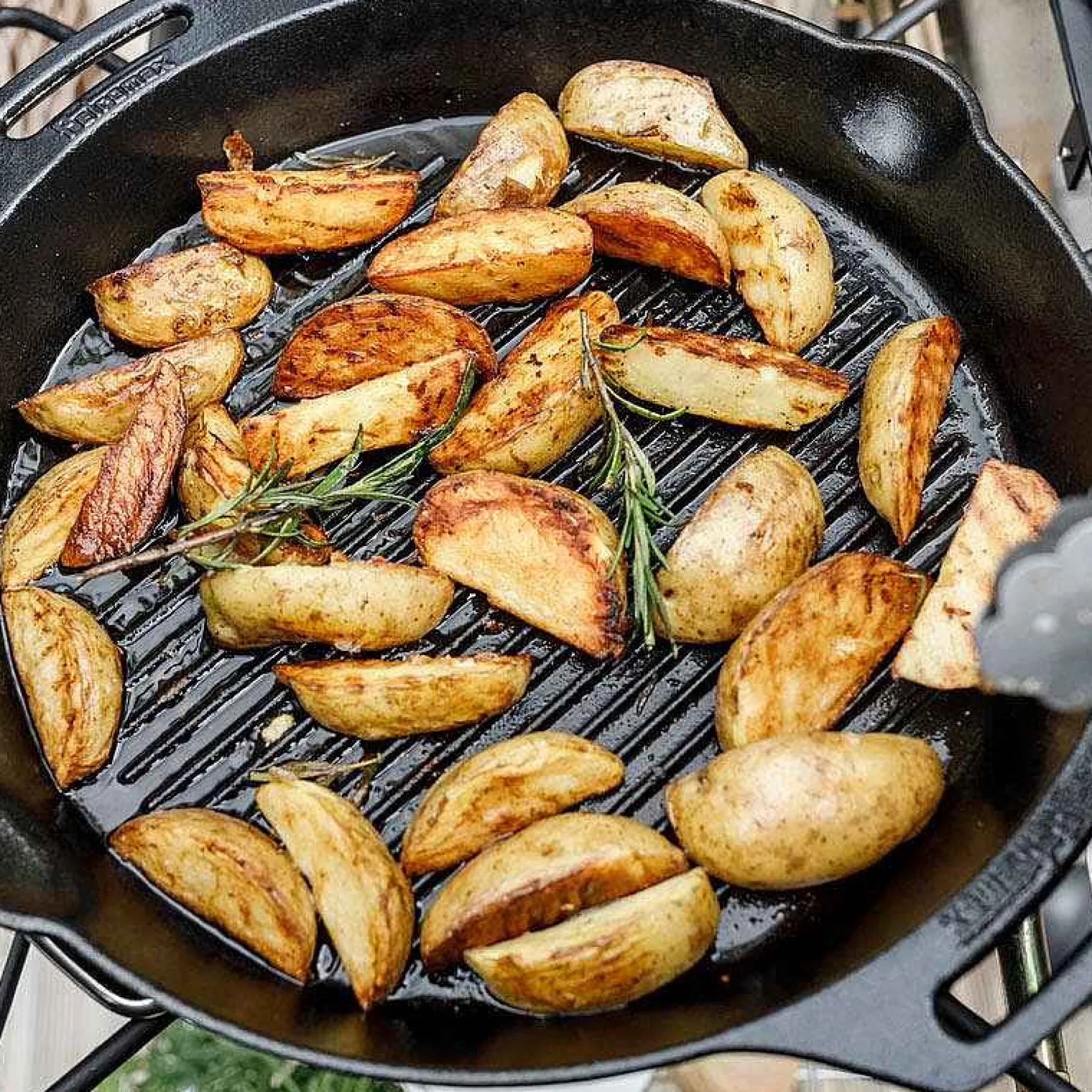 Petromax Gusseisenpfannen>Grillfeuerpfanne Mit Griff