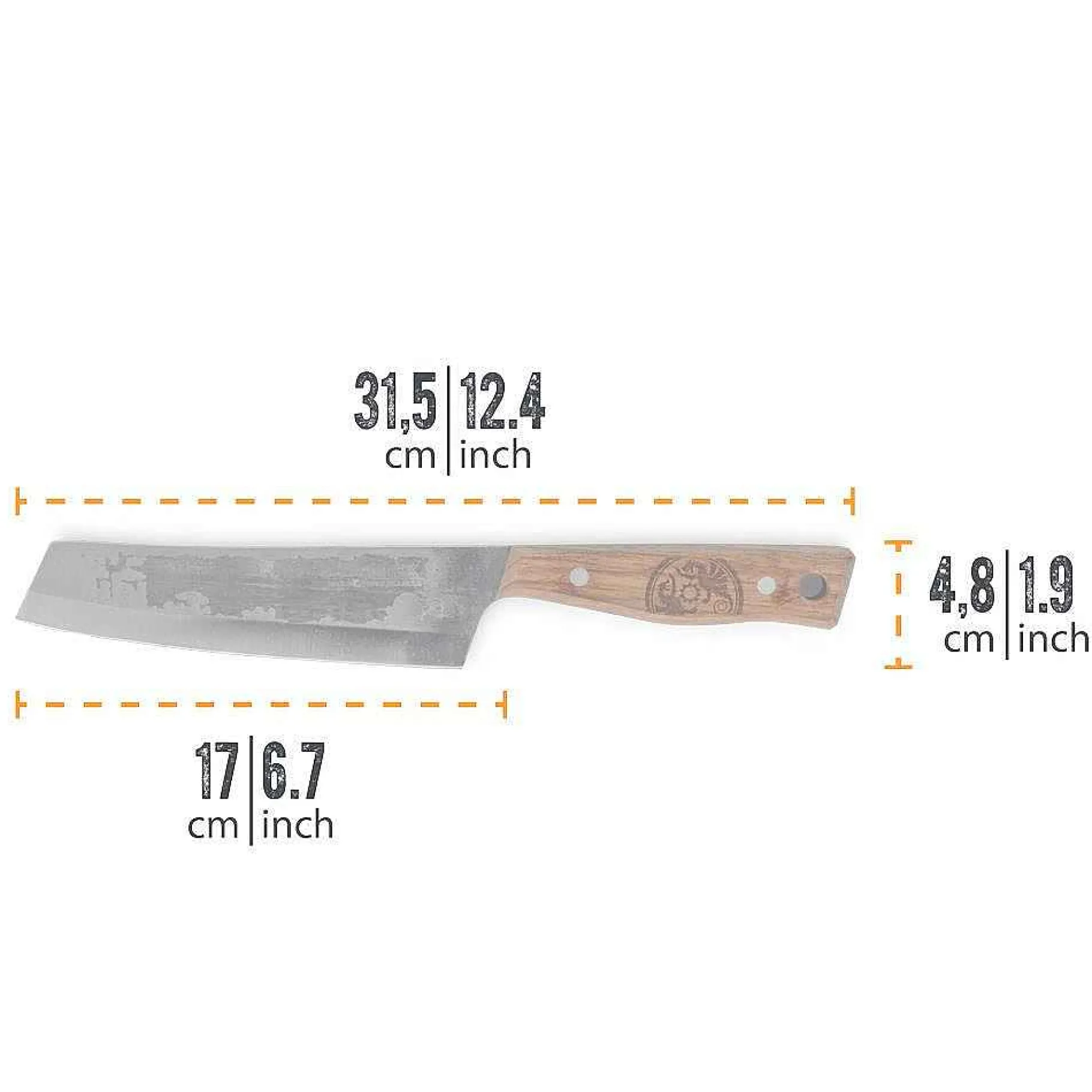 Petromax Küchenmesser>Kochmesser 17 Cm
