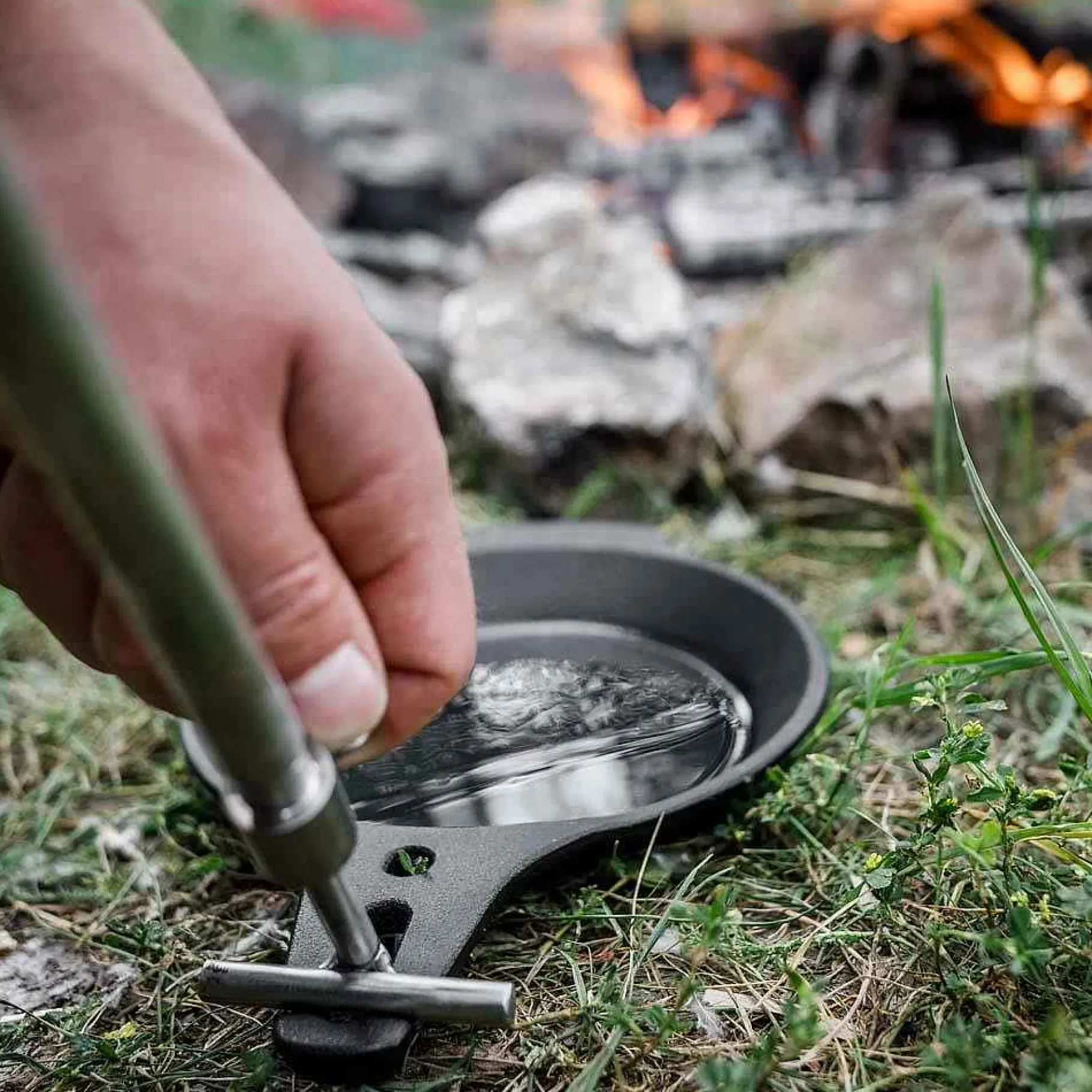 Petromax Gusseisenpfannen>Lagerfeuerpfanne Aus Gusseisen